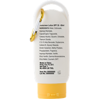Sunscreen lotion 7575_006 (Yellow)