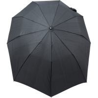Foldable Pongee (190T) umbrella 8286_001 (Black)