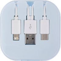 USB charging cable set 8290_002 (White)