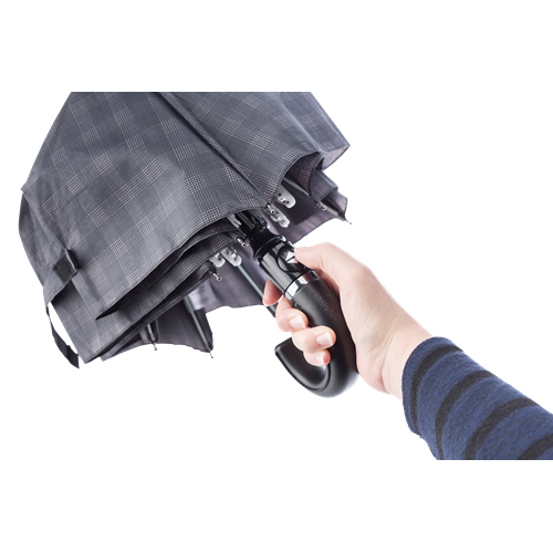 Foldable Pongee umbrella 9066_001 (Black)