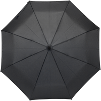 Foldable Pongee umbrella 8825_001 (Black)