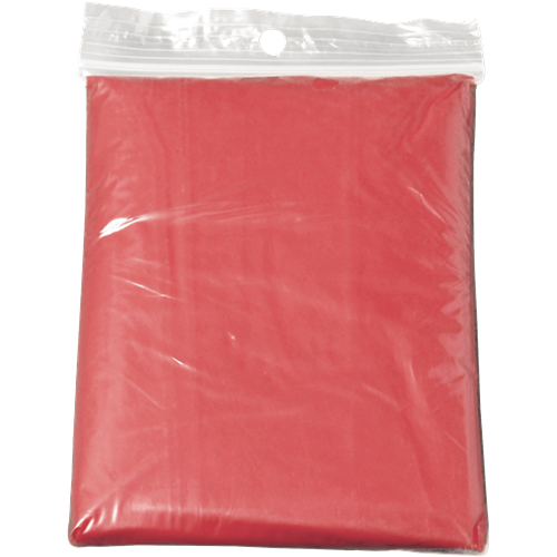 Foldable poncho 9504_008 (Red)