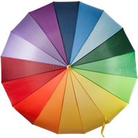 Manual polyester umbrella 4058_009 (Various)