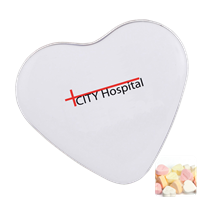 Heart tin with fruit heart sweets C-0111_002 (White)