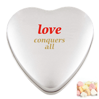 Large heart tin with heart sweets C-0112_032 (Silver)